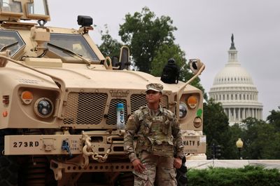 Six Republican states send 1,100 troops to US capital amid crackdown