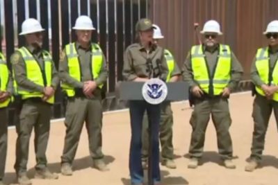 Kristi Noem says border wall to be painted black on Trump’s request to make the metal hotter and deter migrants