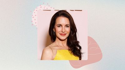 Kristin Davis used this LED face mask for a camera-ready complexion on the set of And Just Like That