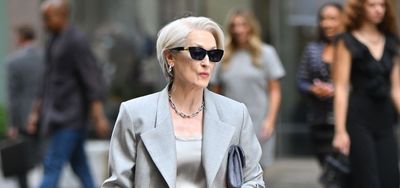 Meryl Streep's elegant, tailored look offers a fresh and feminine take on classic workwear