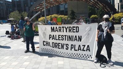 Protesters return to Microsoft campus, resume demands for an end to dealings with Israeli military: 'Corporate abatement of genocide won't end by waiting complacently'