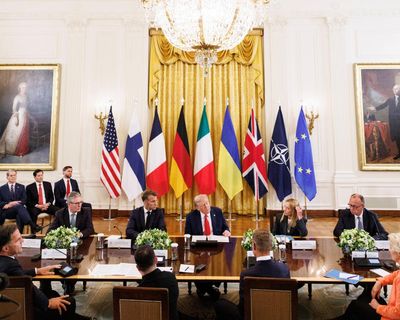 First Thing: Trump rules out sending US troops to Ukraine to enforce peace deal