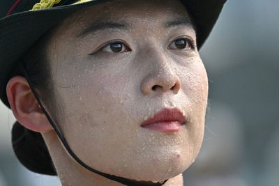 Chinese Troops Swelter Through Rehearsal For Major Military Parade