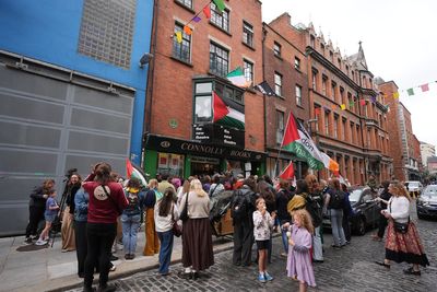 ‘They are turning him into a hero’: Kneecap solidarity gig held in Dublin