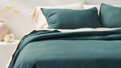 Thousands of shoppers swear by Target's Casaluna linen bedding set – here's why I think these viral sheets actually live up to the hype