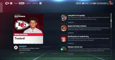 We Put Patrick Mahomes on the Chicago Bears in Madden 26, Here's What Happened
