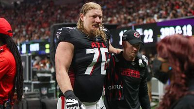 Falcons Tackle Kaleb McGary Carted Off With Leg Injury Weeks After Signing Extension