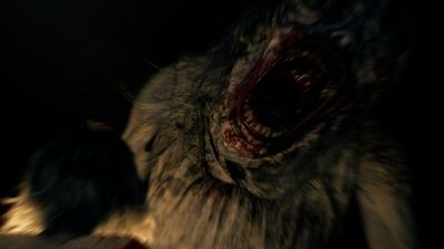 I threw a glass bottle at a giant zombie woman in Resident Evil Requiem, then she turned around and bit my head off