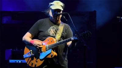 “Randy Bachman called me up and said, ‘I found my guitar. I can tell you how I did it’”: 60 years after he sold it, Neil Young has been reunited with his Squires Gretsch 6120 – thanks to a little help from Randy Bachman