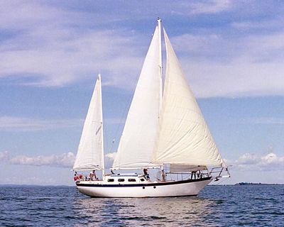 My husband always dreamed of distant oceans. With a volunteer crew, I gave him a sailor’s farewell