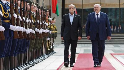 Russian allies Belarus and Iran agree to boost defence as part of raft of agreements