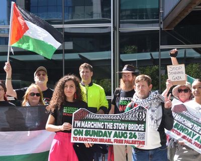 Pro-Palestine protesters banned from marching across Brisbane’s Story Bridge due to safety concerns