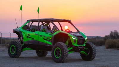 Kawasaki's New Supercharged Teryx H2 Side-By-Side Is So Fast, It Breaks Your Brain