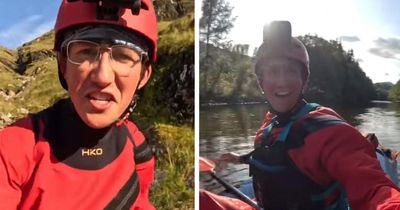 YouTube star goes viral for attempt to travel length of Scotland's longest river