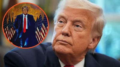 Donald Trump’s new White House portrait hides an omnious flaw (or fate?) and it has been spotted