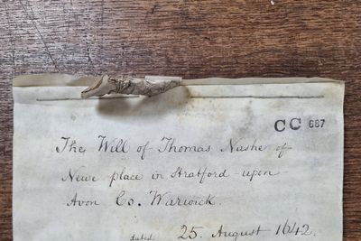 Historian finds 17th century will which sparked Shakespeare family row