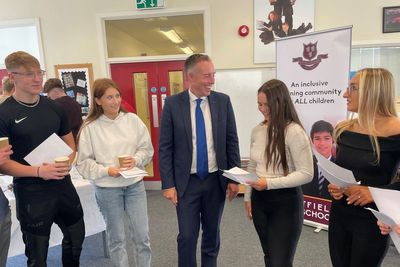 Givan among the nervous early risers on GCSE results day