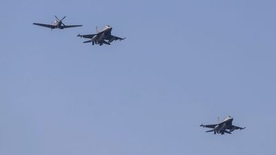 Donald Trump puffs out his chest and says he had a ‘successful’ day as Russia blasts Ukraine border close to allies and scrambles NATO warplanes