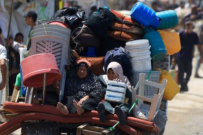 Israel ramps up pressure on Gaza City as Palestinians face stark choice: ‘Die here or leave and die somewhere else’