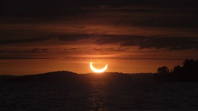 A partial solar eclipse is coming: 1 month until the moon takes a 'bite' out of the sun