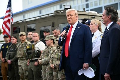 Trump touts perceived wins while praising ‘healthy, attractive people’ on DC federal patrol photo op