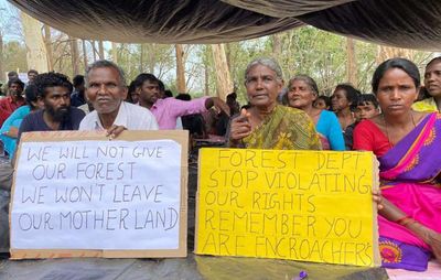 People v tigers: evicted Indian tribe camp in reserve to reclaim ancient lands