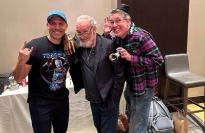 'I'd love to work with him...' Terrifier director Damien Leone meets Robert Englund and pitches future project