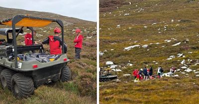 2 injured walkers rescued from mountain on Scottish island