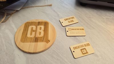 I used a laser engraver for the first time, and now my office is flooded with custom accessories