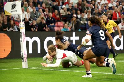 England vs USA live: Dominant Red Roses produce trademark thrashing in Women’s World Cup opener