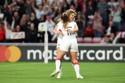 England 69-7 United States: Red Roses record statement 11-try win in Women's Rugby World Cup opener