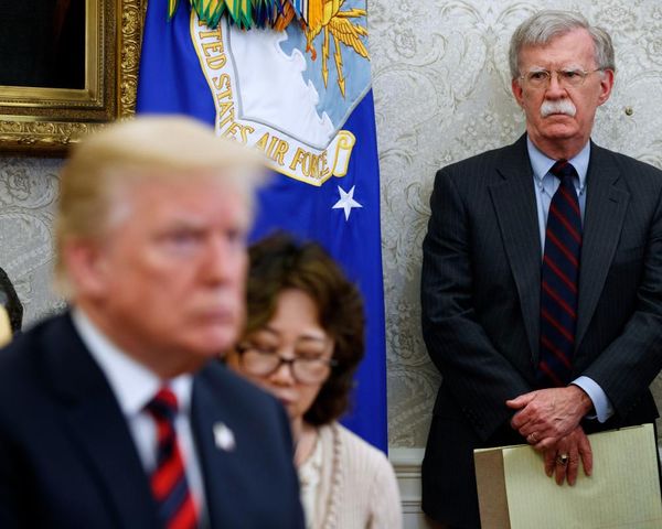Trump news at a glance: president denies he was briefed about raid on aide-turned-critic John Bolton’s home