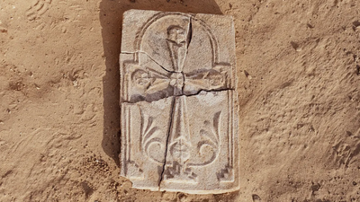 'We never had concrete proof': Archaeologists discover Christian cross in Abu Dhabi, proving 1,400-year-old site was a monastery