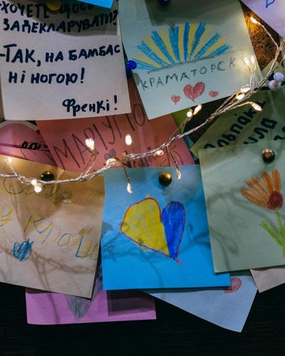 ‘These are Ukrainian lands’: people in Donetsk pour scorn on Putin’s territorial demands