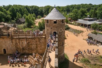 ‘It’s back to the future’: the 13th-century castle built by hand in France