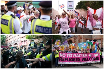 Arrests after protests against migrant hotels across country