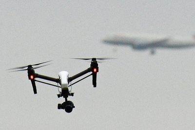 Drone flew 10 metres from Heathrow plane over central London in terrifying near miss