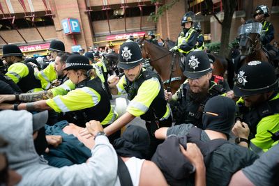 Clashes as asylum protests take place across the UK