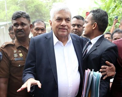 Former Sri Lankan president admitted to hospital after arrest