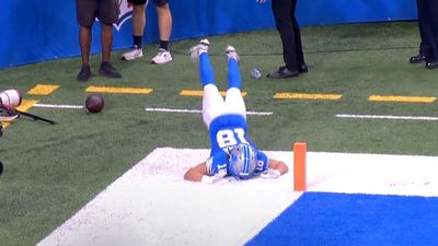 Lions Rookie Isaac TeSlaa Breaks Out the Worm After Preseason TD in Awesome Throwback