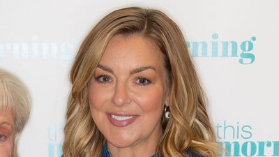It's denim dress season again – and Sheridan Smith proved that styling one is as simple as adding some statement heels