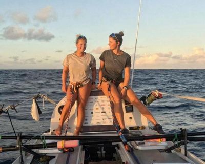 ‘We keep plodding along’: UK pair two-thirds of the way through 8,000-mile charity row