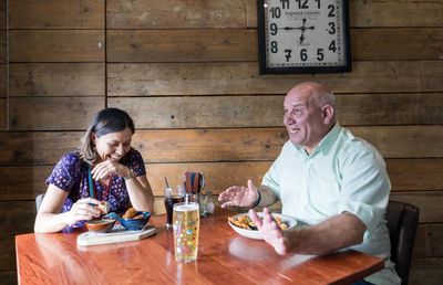 Dining across the divide: ‘I was really hardline about immigration – but her struggles softened me a bit’