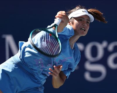 US Open tennis day one: Raducanu and Shelton race through, Sabalenka wins – as it happened