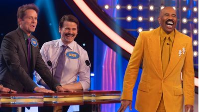 I Watched Celebrity Family Feud's Latest Episode For Matlock's Jason Ritter, But His Stepmom Totally Stole The Show