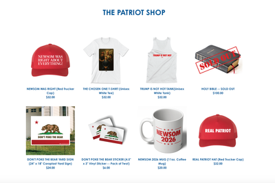 Gavin Newsom has a Trump-trolling merch website. The ‘Bible’ is already ‘sold out’