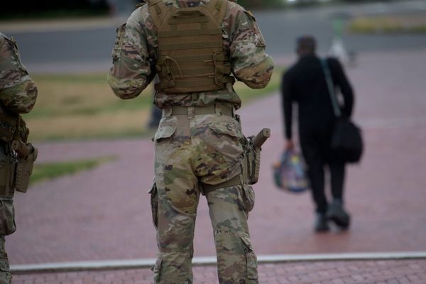 Some National Guard units in Washington are now carrying firearms