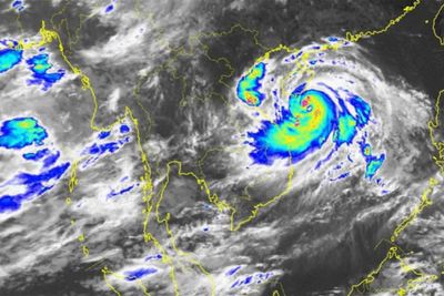 Typhoon Kajiki to weaken, reach northern Thailand Tuesday evening