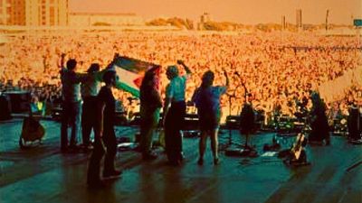 Mass music festival boycott in UK after band's set cut short over Palestine flag