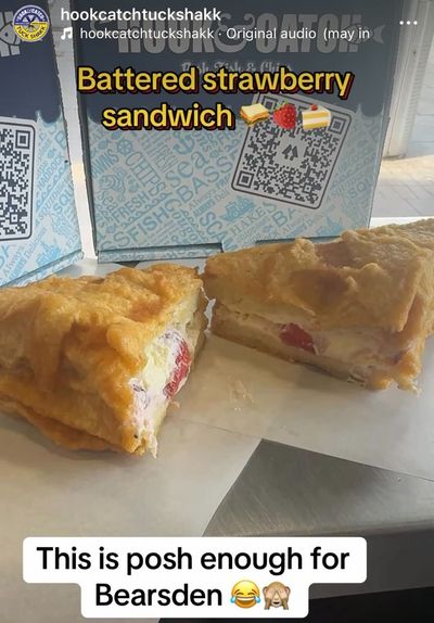 Customers divided after Scottish chippy creates 'crazy' deep-fried take on M&S dish